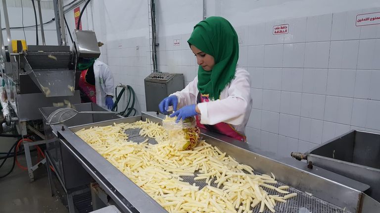 جامعيات في غزة يكافحن البطالة بالبطاطس