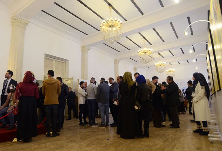 إحدى قاعات متحف الموصل