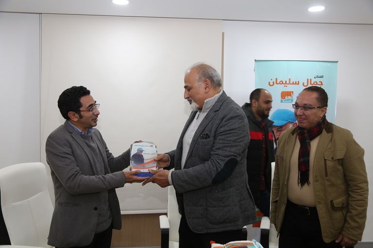 الممثل السوري جمال سليمان في ضيافة