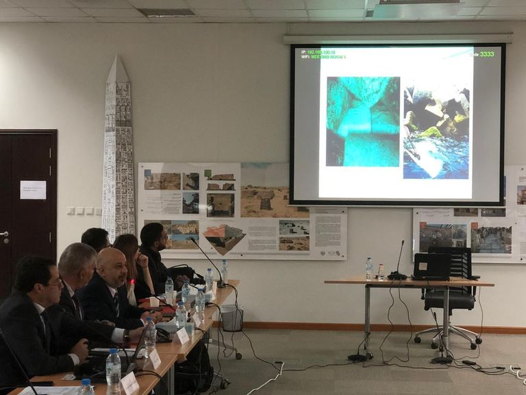 جانب من فعاليات مؤتمر حماية التراث الثقافي المغمور بالمياه بالشارقة