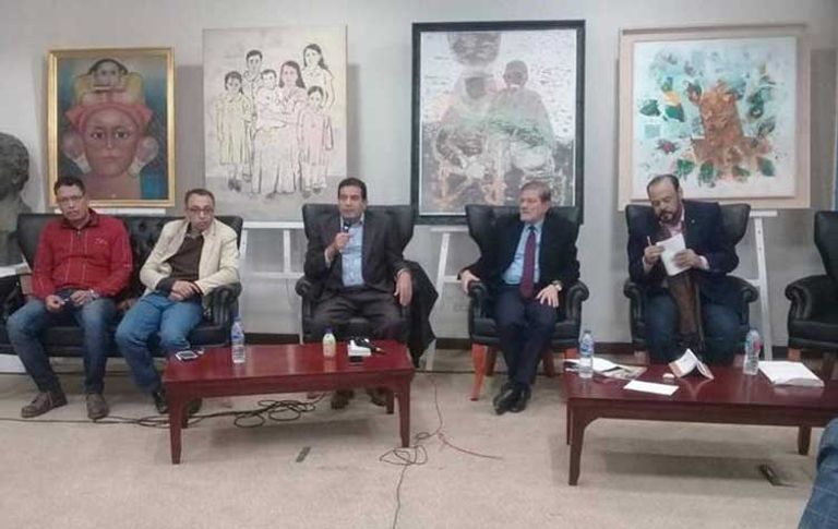 جانب من ندوة "أزمة المجلات الثقافية في العالم العربي"