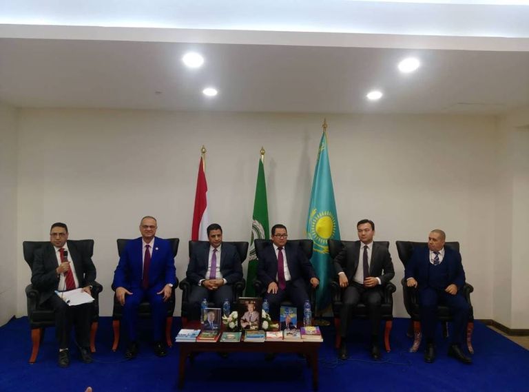 جانب من فعالية "العلاقات الثقافية بين مصر وكازاخستان"