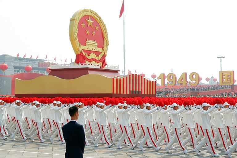 جانب من أكبر عرض عسكري بالصين