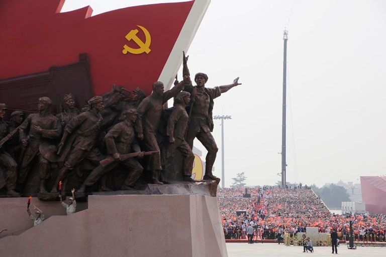 جانب من أكبر عرض عسكري بالصين