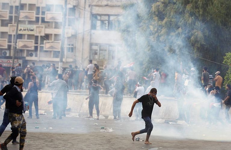 المظاهرات الاحتجاجية في العاصمة بغداد