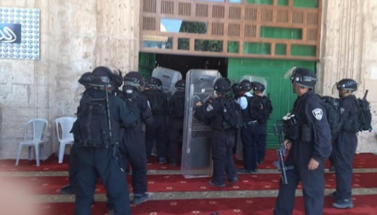 عناصر الاحتلال الإسرائيلي تقتحم المسجد الأقصى - أرشيفية