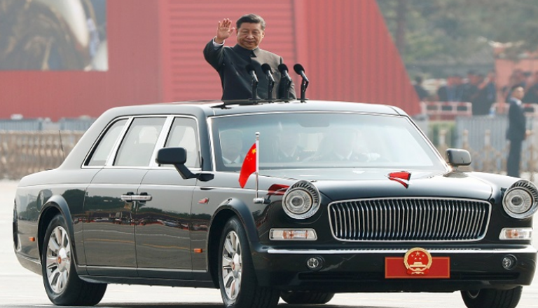 الرئيس الصيني خلال الاحتفال باليوم الوطني