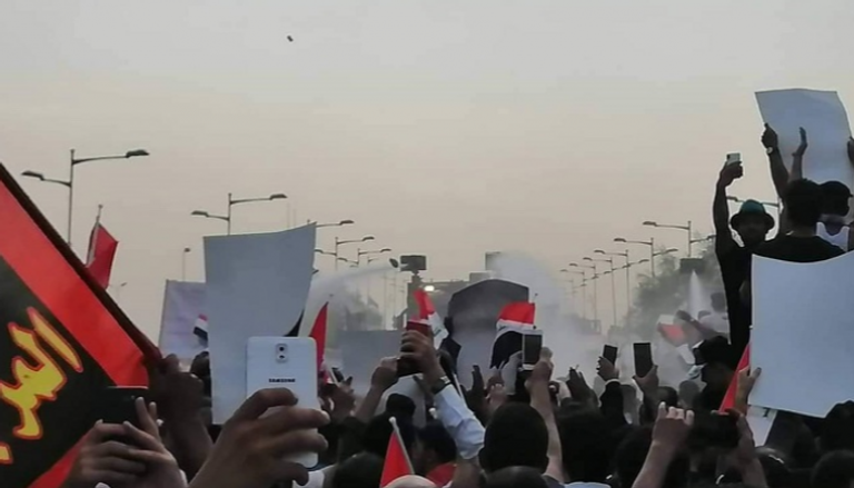 المظاهرات الاحتجاجية في العاصمة بغداد