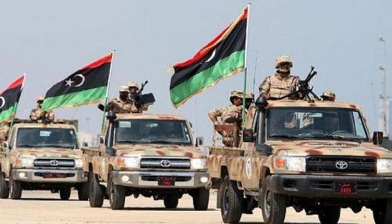 عناصر من قوات الجيش الوطني الليبي
