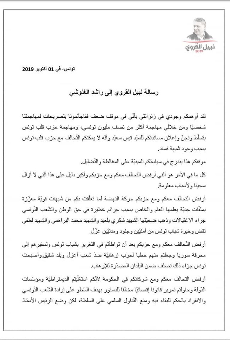 المرشح الرئاسي في تونس نبيل القروي