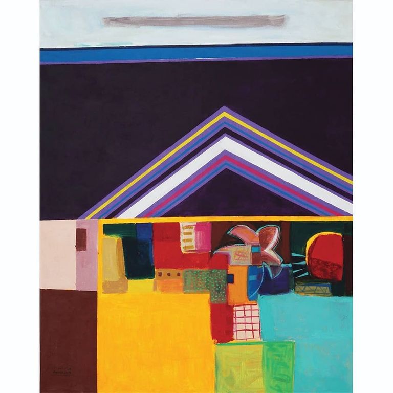 من لوحات معرض "عوالم الحب"