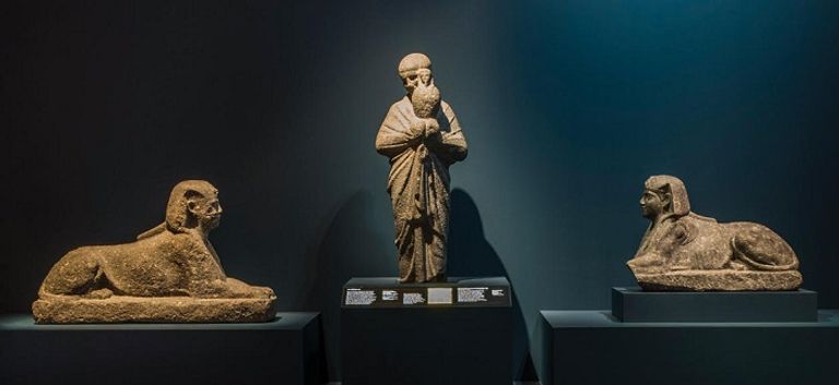 آثار المدينة الغارقة هيراكلون - أرشيفية