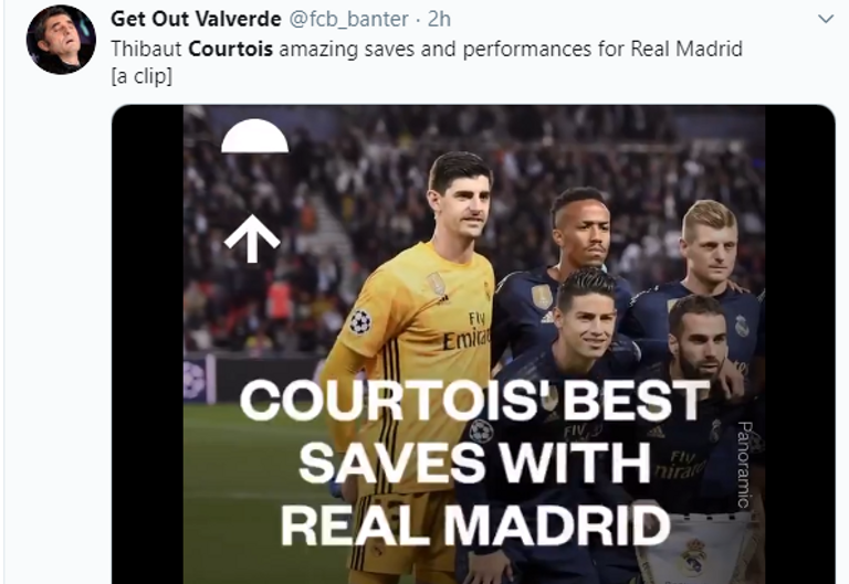 تيبو كورتوا حارس ريال مدريد