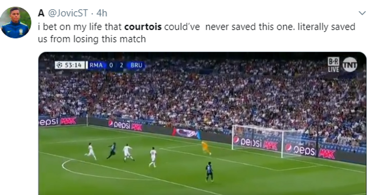 تيبو كورتوا حارس ريال مدريد