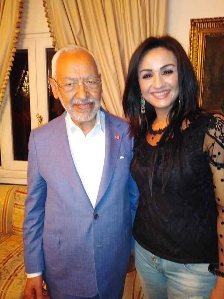 راشد الغنوشي رئيس حركة النهضة الإخوانية في تونس