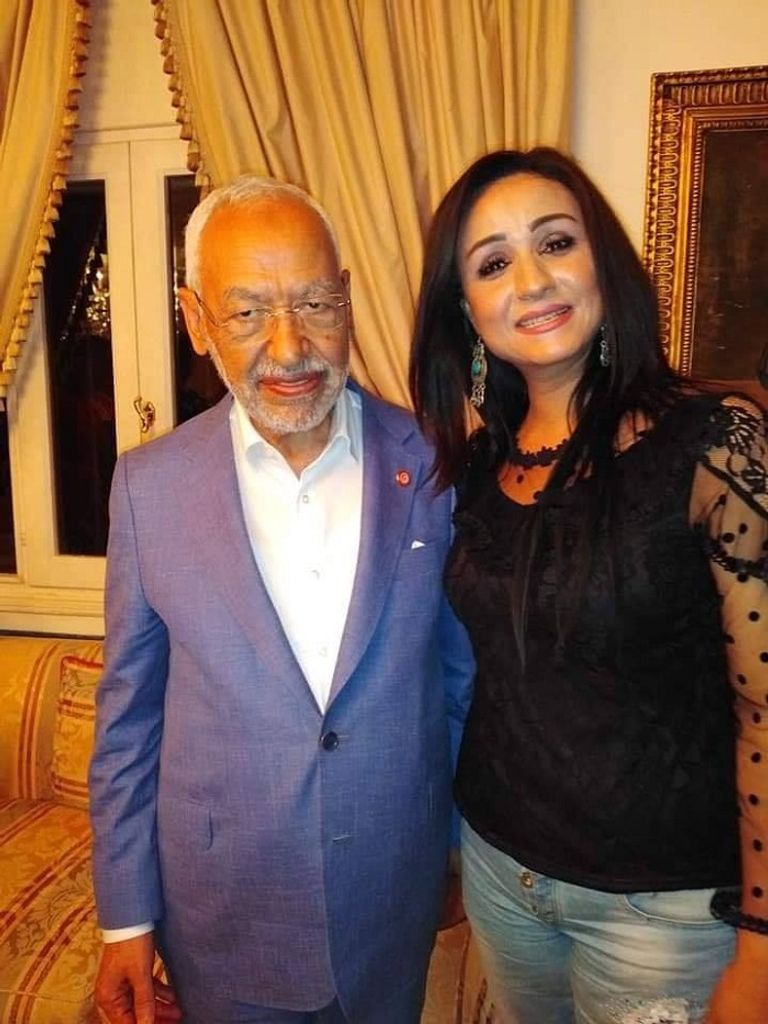 راشد الغنوشي رئيس حركة النهضة الإخوانية في تونس
