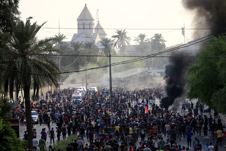 المظاهرات الاحتجاجية في مدن العراق 