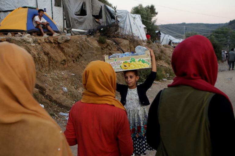 جانب من الأوضاع المأساوية في المخيم