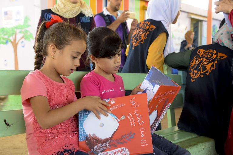 مؤسسة "كلمات لتمكين الأطفال" أجرت زيارة إلى المخيم