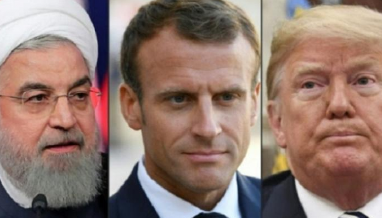 الرئيس الفرنسي يتوسط نظيره الأمريكي والإيراني 