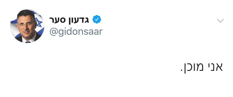 جدعون ساعر وزير الداخلية الإسرائيلي الأسبق - أرشيفية