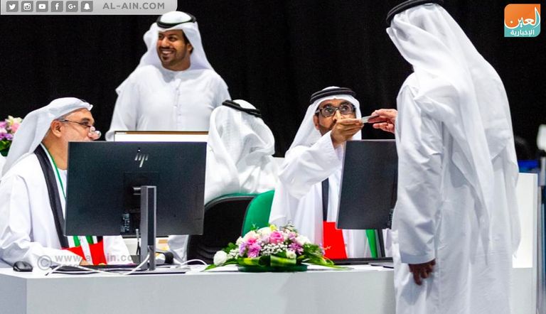 مشاركون في انتخابات المجلس الوطني الاتحادي