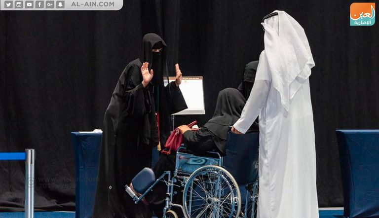 مشاركون في انتخابات المجلس الوطني الاتحادي