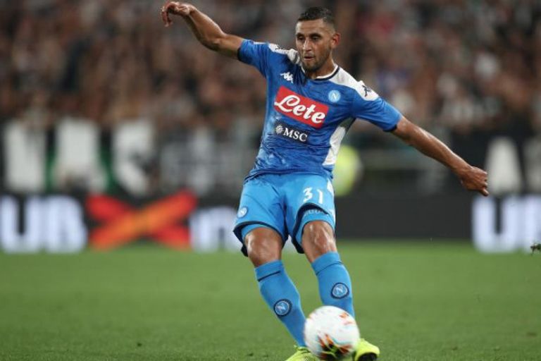 فوزي غلام لاعب نابولي الإيطالي