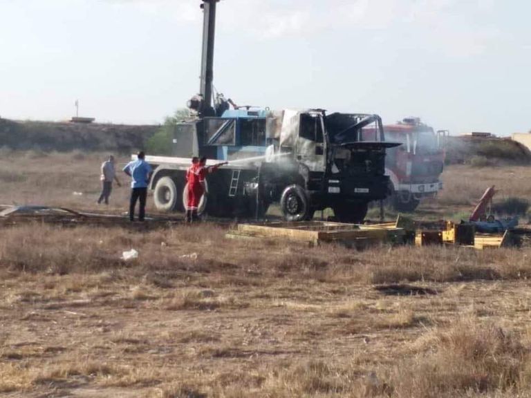 صورة المنظومة التي تم تدميرها تركيا ترسل طائرات مسيرة إلى المليشيات الإرهابية في ليبيا