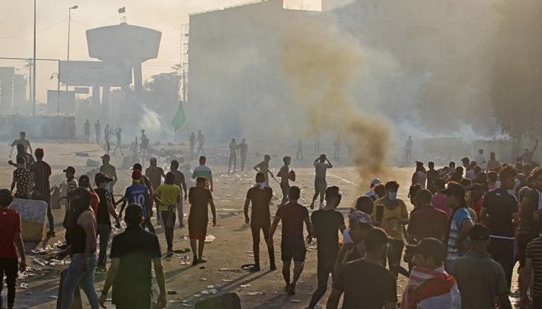 المظاهرات في بغداد 