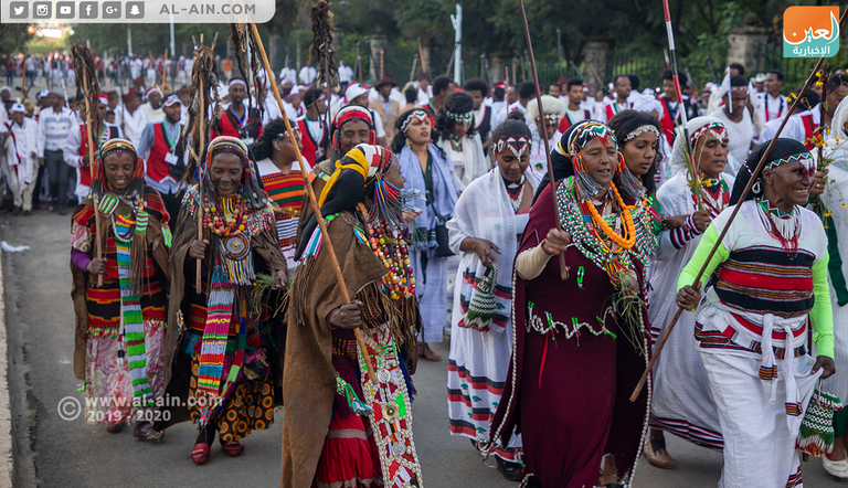 جانب من الاحتفالات بمهرجان إريتشا 