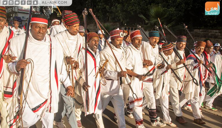 جانب من الاحتفالات بمهرجان إريتشا 