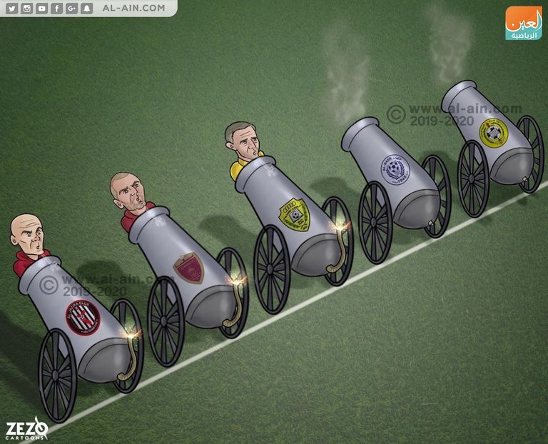 مدربو فرق دوري الخليج العربي