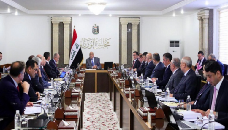 جانب من اجتماع مجلس الوزراء العراقي 