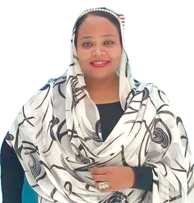 وزيرة الشباب والرياضية بالسودان ولاء البوشي الإخواني الإرهابي السوداني عبدالحي يوسف