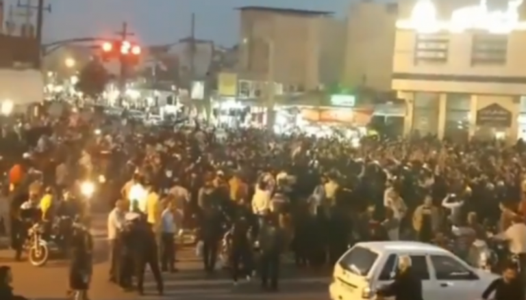 احتجاجات ليل السبت في جنوب غرب إيران