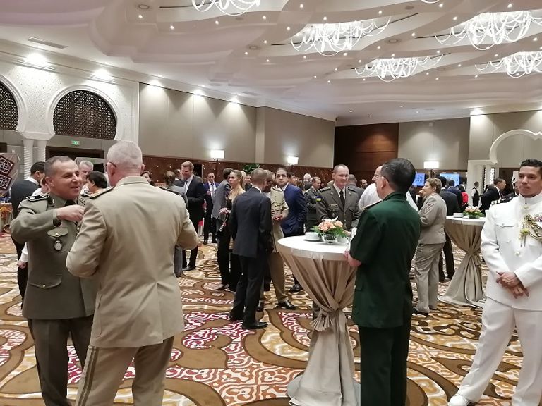 ضيوف الحفل سفارة مصر في الجزائر تحتفل بالذكرى 46 لنصر أكتوبر