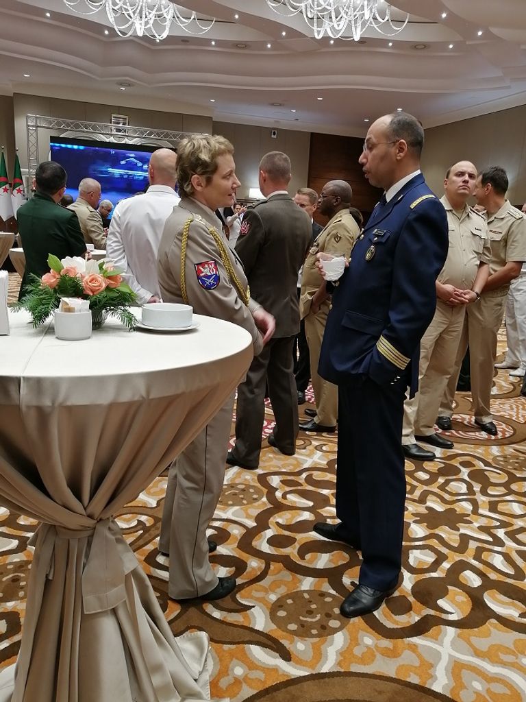 ضيوف الحفل سفارة مصر في الجزائر تحتفل بالذكرى 46 لنصر أكتوبر