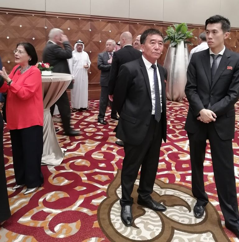 ضيوف الحفل سفارة مصر في الجزائر تحتفل بالذكرى 46 لنصر أكتوبر