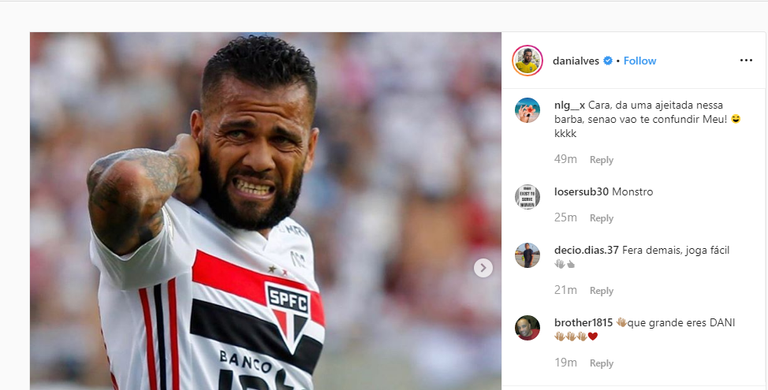 تغريدة ألفيش داني ألفيس