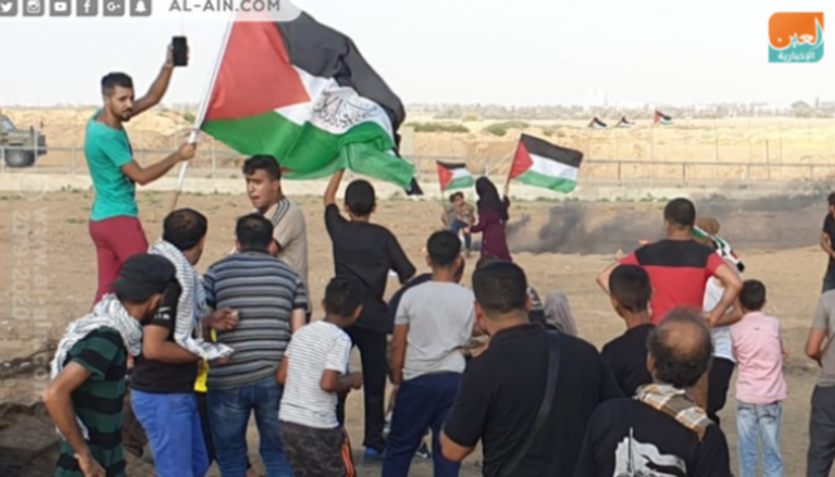 إحدى فعاليات مسيرات العودة في غزة