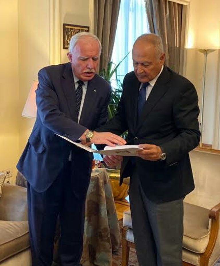 أبوالغيط في لقاء سابق مع رياض المالكي