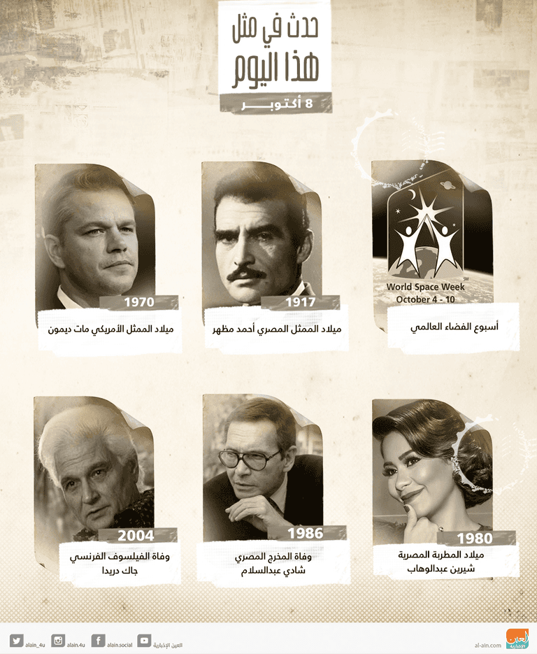 حدث في يوم 8 أكتوبر