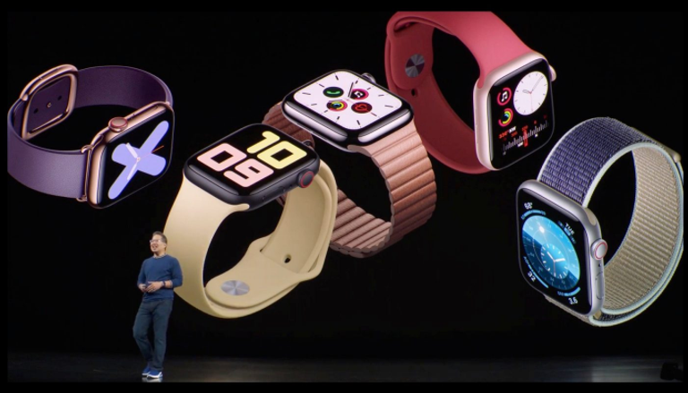 عرض ساعة Apple watch خلال مؤتمر أبل السنوي