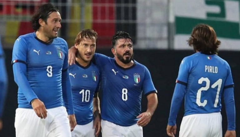 أساطير إيطاليا من المباراة