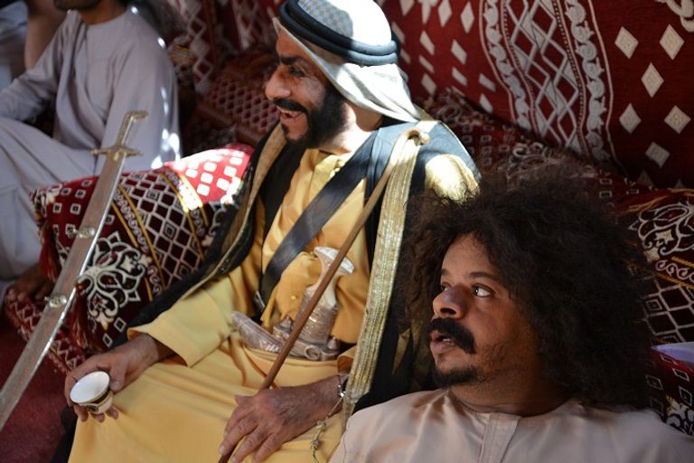 لقطة من كواليس تصوير الفيلم