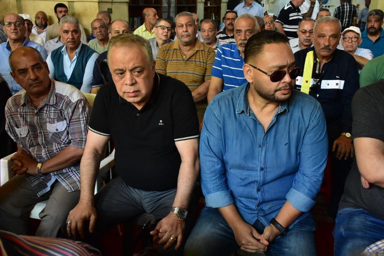 من جنازة الراحل طلعت زكريا