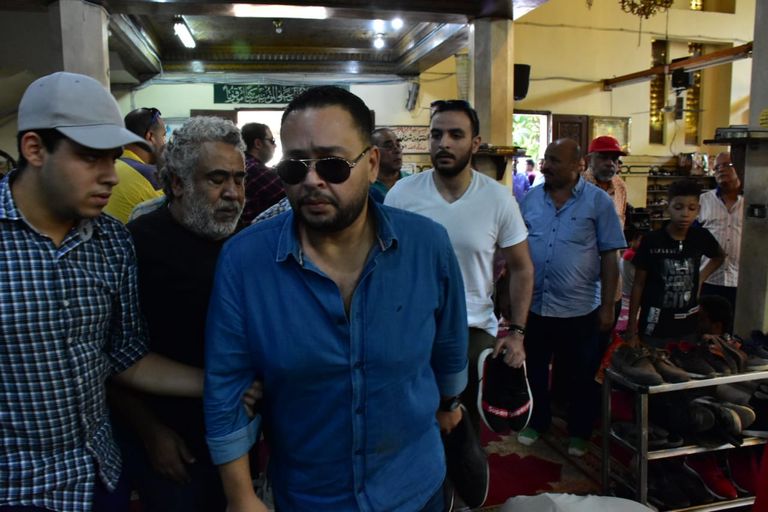 من جنازة الراحل طلعت زكريا