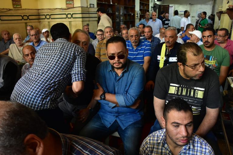 من جنازة الراحل طلعت زكريا