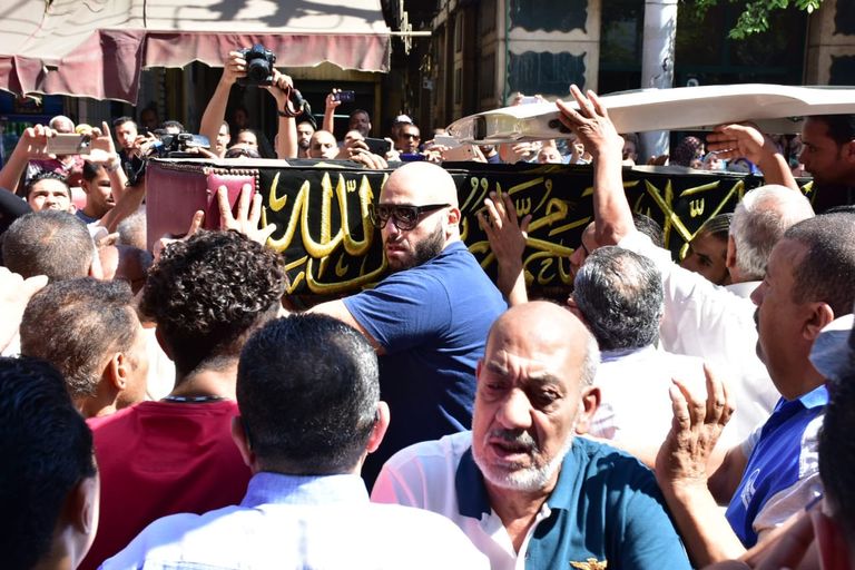 من جنازة الراحل طلعت زكريا